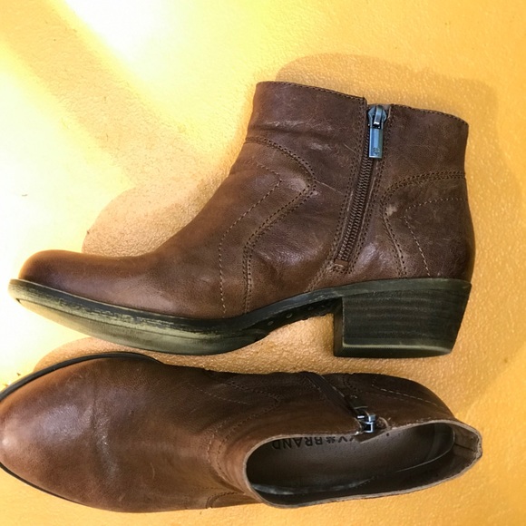 Lucky Brand Tan Booties - Picture 2 of 8